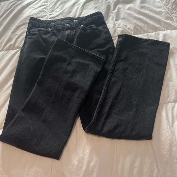 Denim & Denim Black Jeans Bootcut Slim fit High Waist Sz 4 - Picture 2 of 6